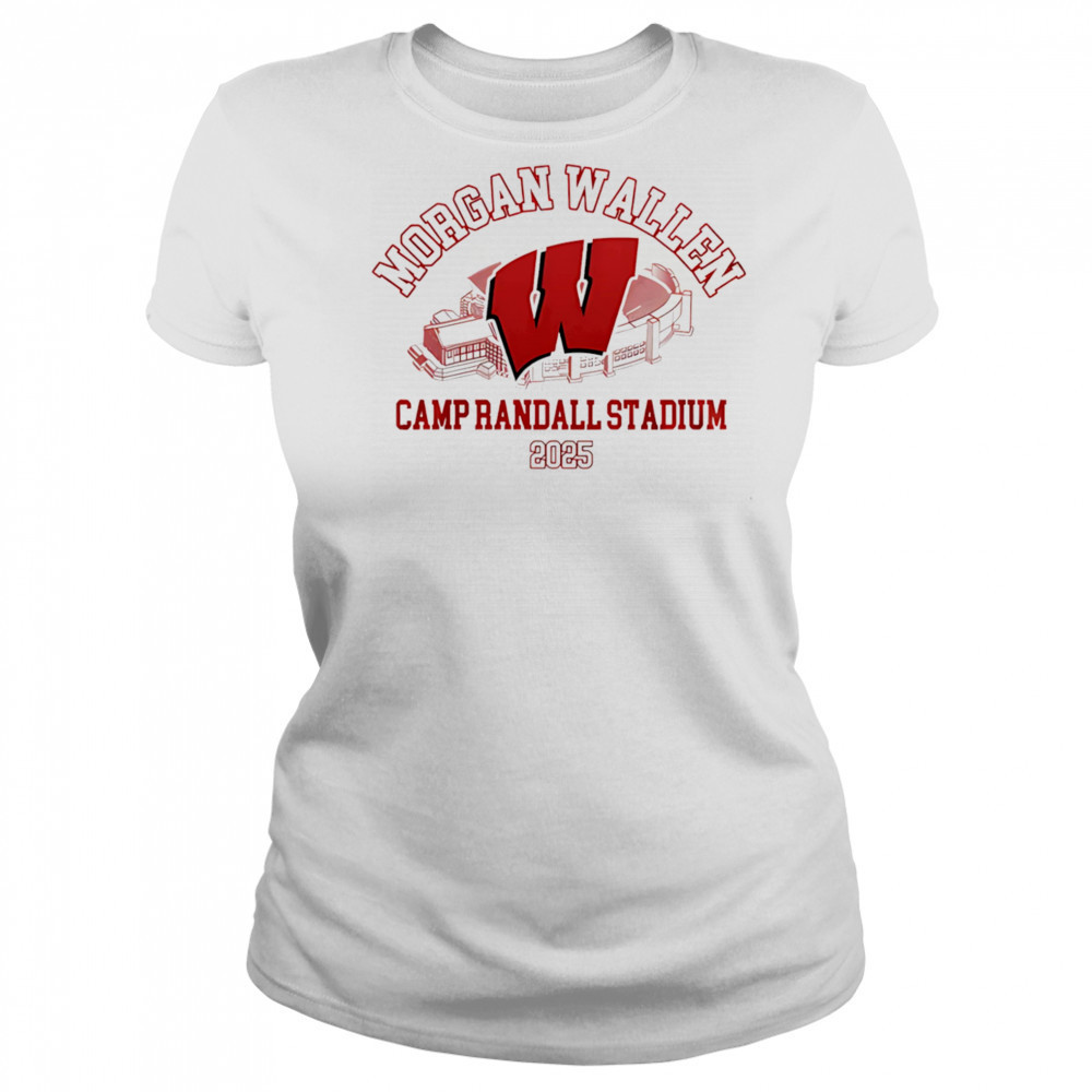 Morgan Wallen x Wisconsin Badgers Camp Randall Stadium 2025 shirt Women's T-shirt