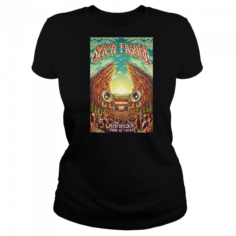 Morrison CO Tour Stick Figure June 12 2025 Poster T-Shirt Women's T-shirt