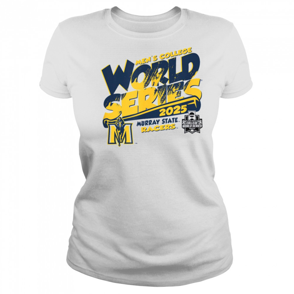 Murray State Racers MCWS 2025 College World Series White T Shirt Women's T-shirt