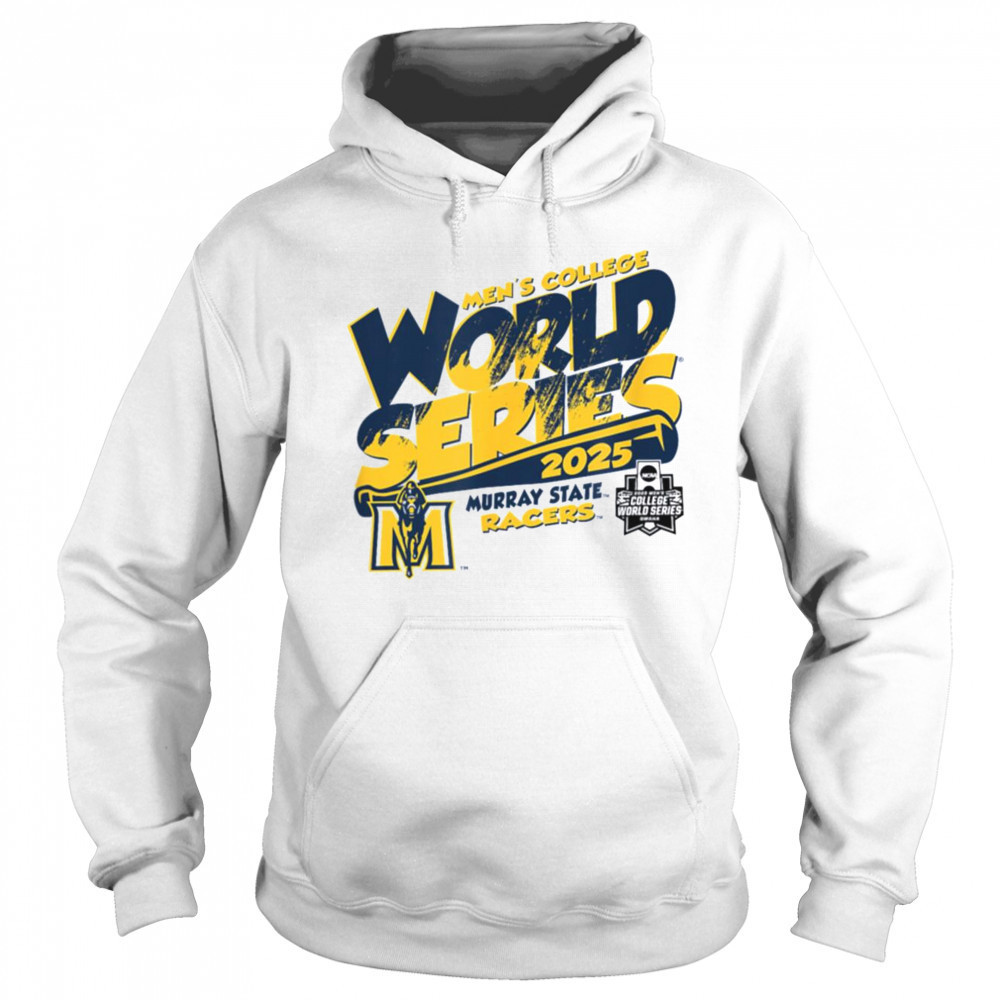 Murray State Racers MCWS 2025 College World Series White T Shirt Hoodie
