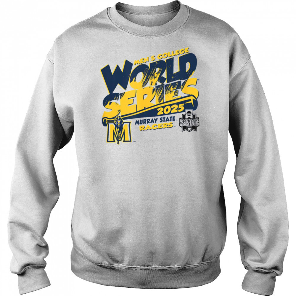 Murray State Racers MCWS 2025 College World Series White T Shirt Sweatshirt