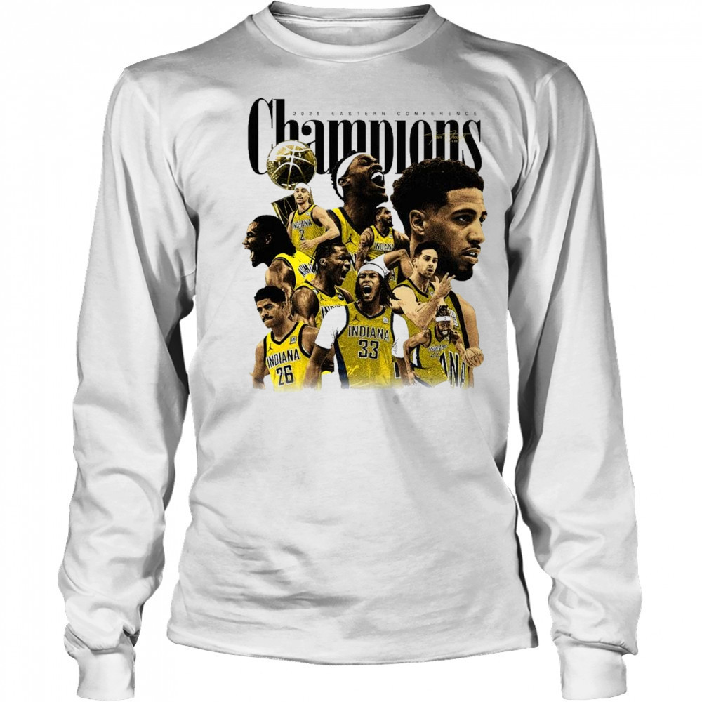 NBA Finals Pacers 2025 NBA Finals Vault Drop Shirt Long Sleeved