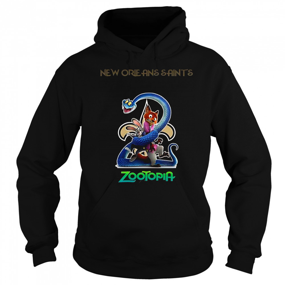 New Orleans Saints Zootopia 2 T-Shirt Hoodie