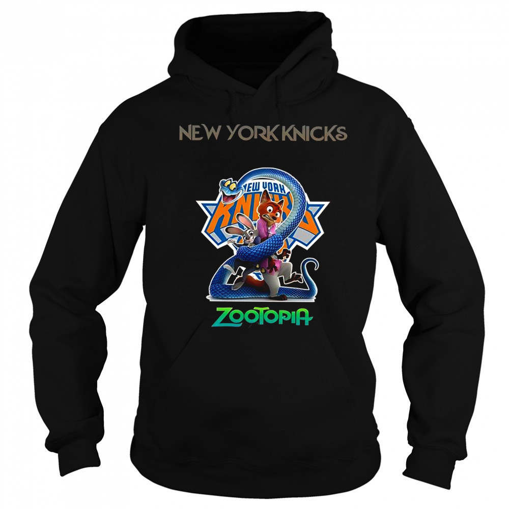 New York Knicks Zootopia 2 T-Shirt Hoodie