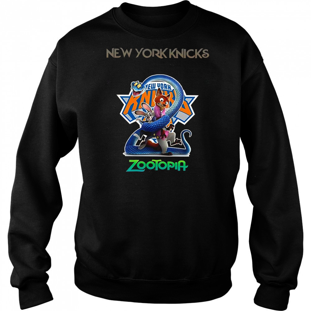 New York Knicks Zootopia 2 T-Shirt Sweatshirt