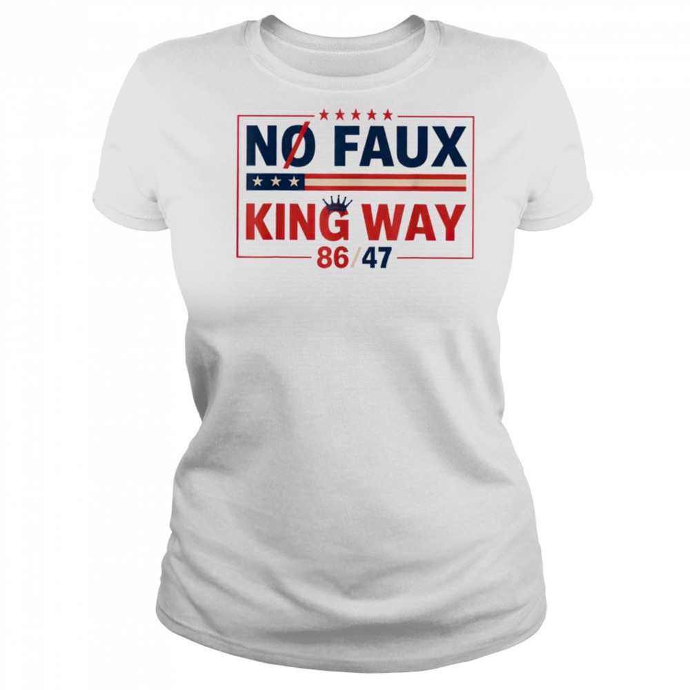 No Faux King Rejecting Kings flag T Shirt Women's T-shirt