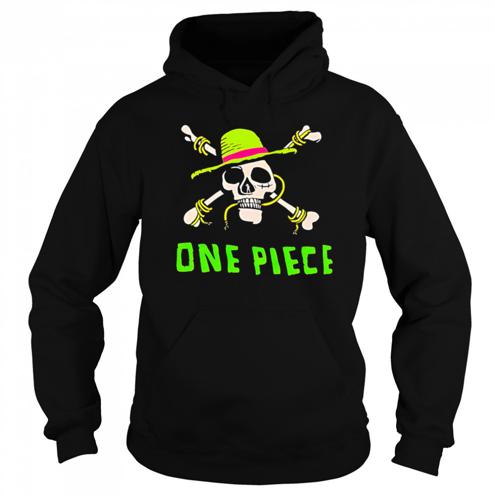 One Piece Skull neon shirt Hoodie