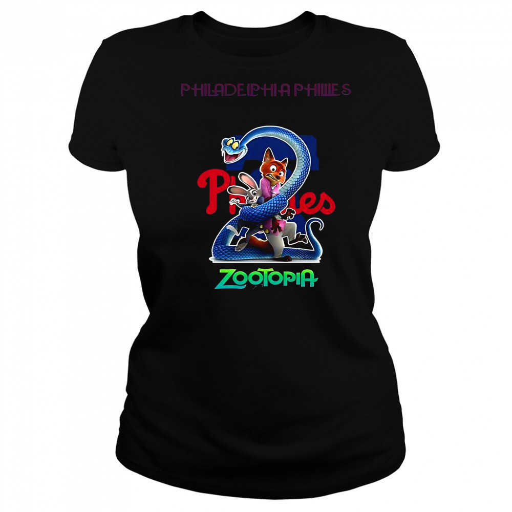 Philadelphia Phillies Zootopia 2 T-Shirt Women's T-shirt