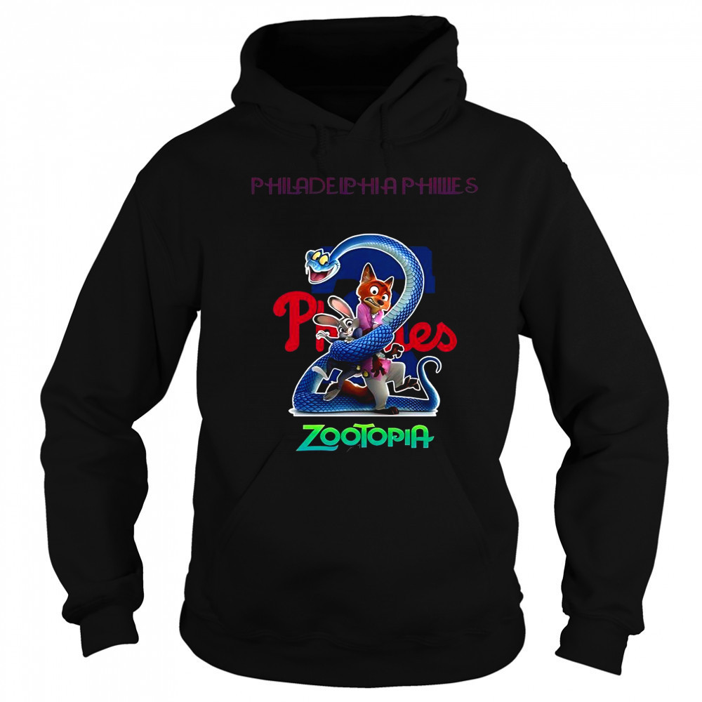 Philadelphia Phillies Zootopia 2 T-Shirt Hoodie