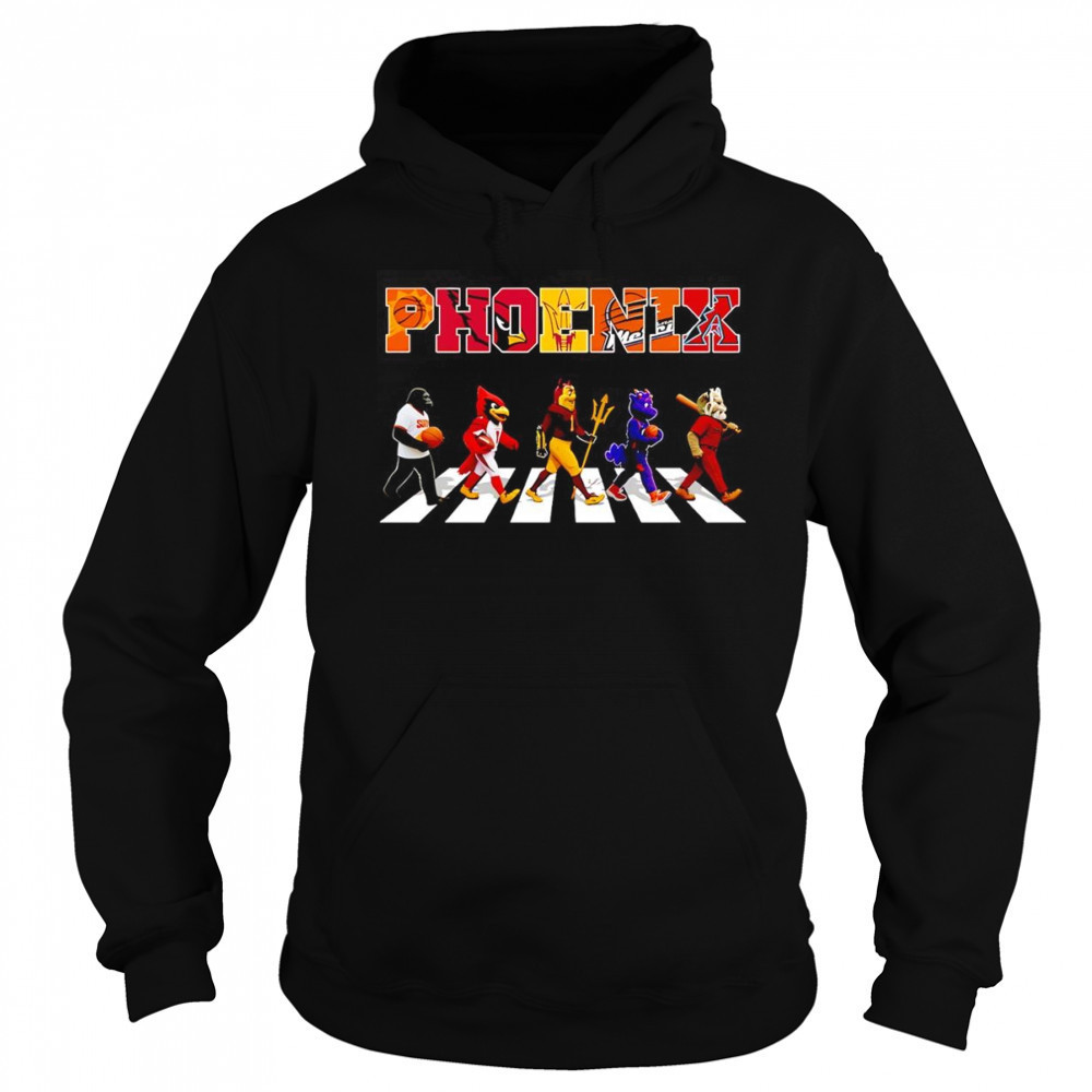 Phoenix sports mascot Abbey Road cross road shirt Hoodie