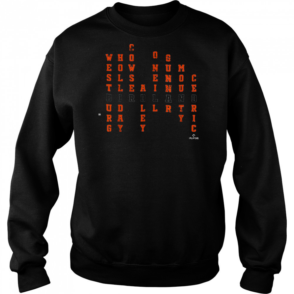 Acrostic Gunnar Henderson Birdland Baltimore Baseball MLBPA T Shirt Sweatshirt