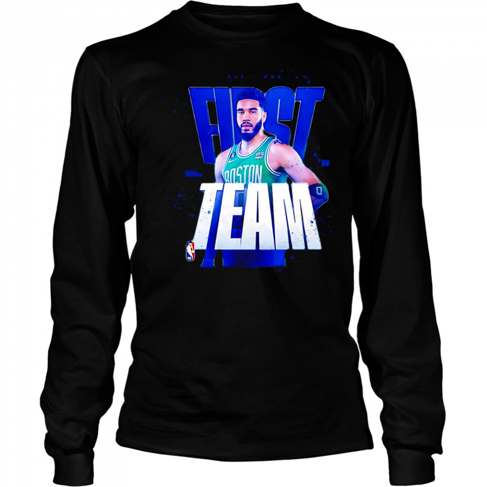 All NBA first team Jayson Tatum shirt Long Sleeved
