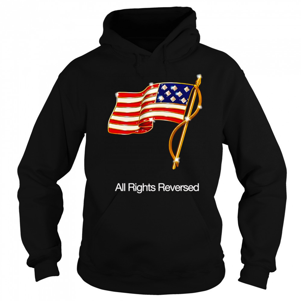 All rights reversed American flag shirt Hoodie