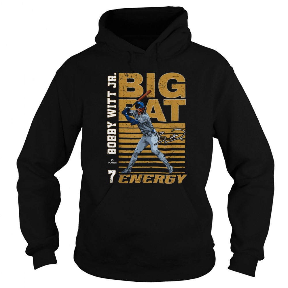 Big Bat Energy Bobby Witt Jr. Kansas City Baseball MLBPA T Shirt Hoodie