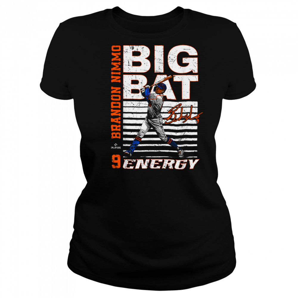 Big Bat Energy Brandon Nimmo New York Baseball MLBPA T Shirt Women's T-shirt