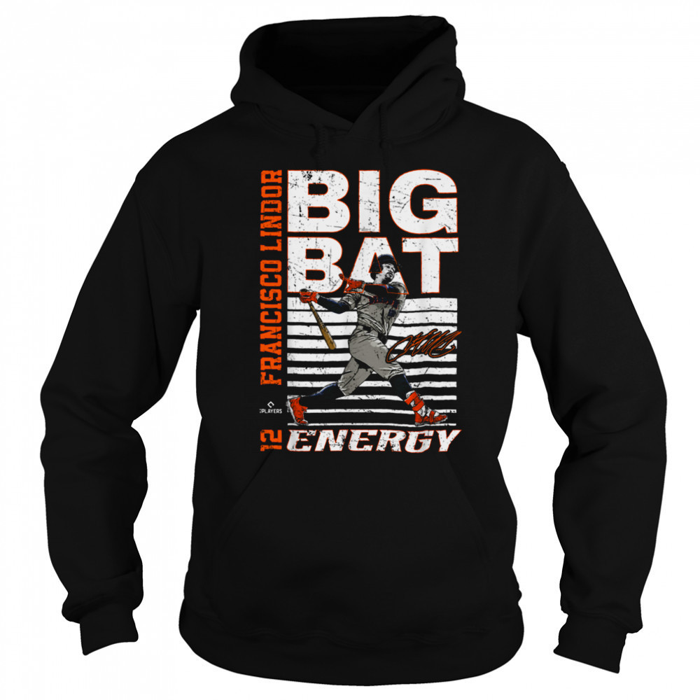 Big Bat Energy Francisco Lindor New York Baseball MLBPA T Shirt Hoodie