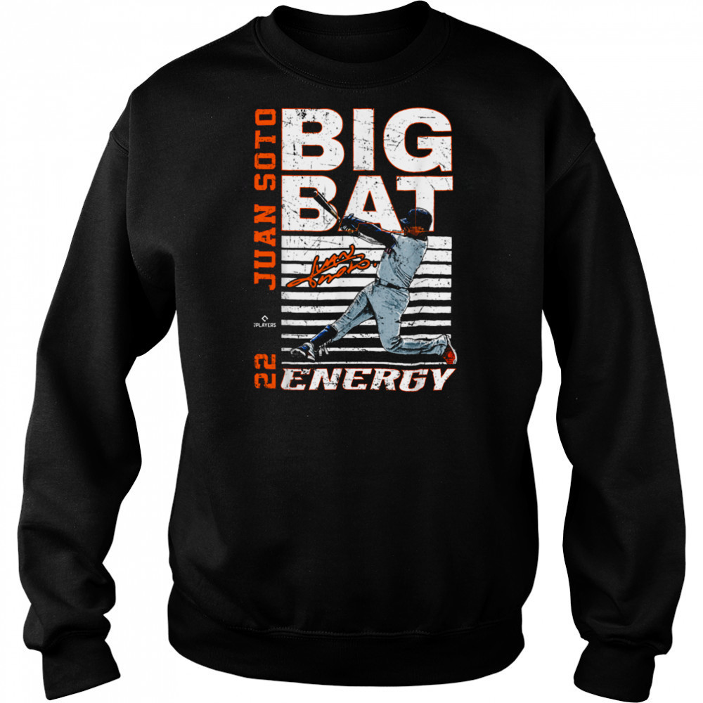 Big Bat Energy Juan Soto New York Baseball MLBPA T Shirt Sweatshirt