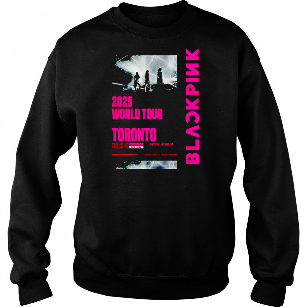 Blackpink 2025 World Tour Toronto Blue Jays shirt Sweatshirt