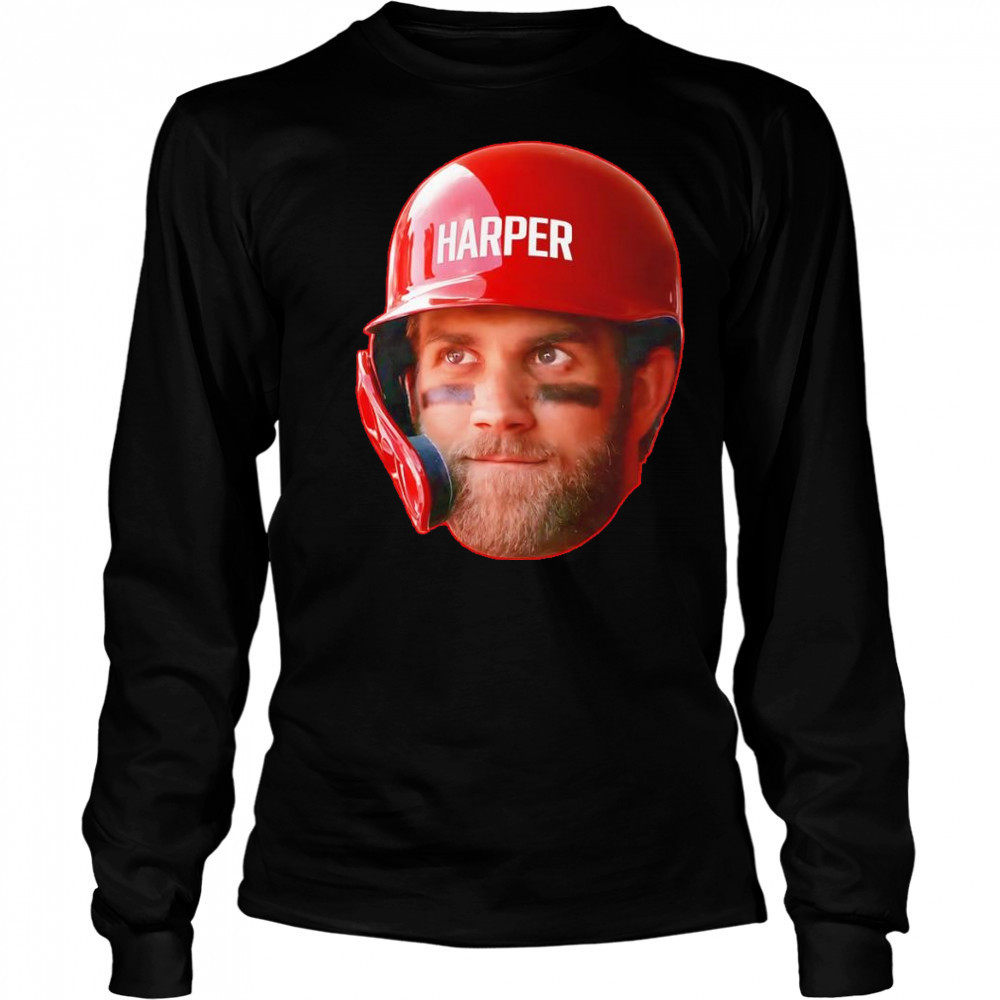 Bryce Harper head in the game shirt Long Sleeved