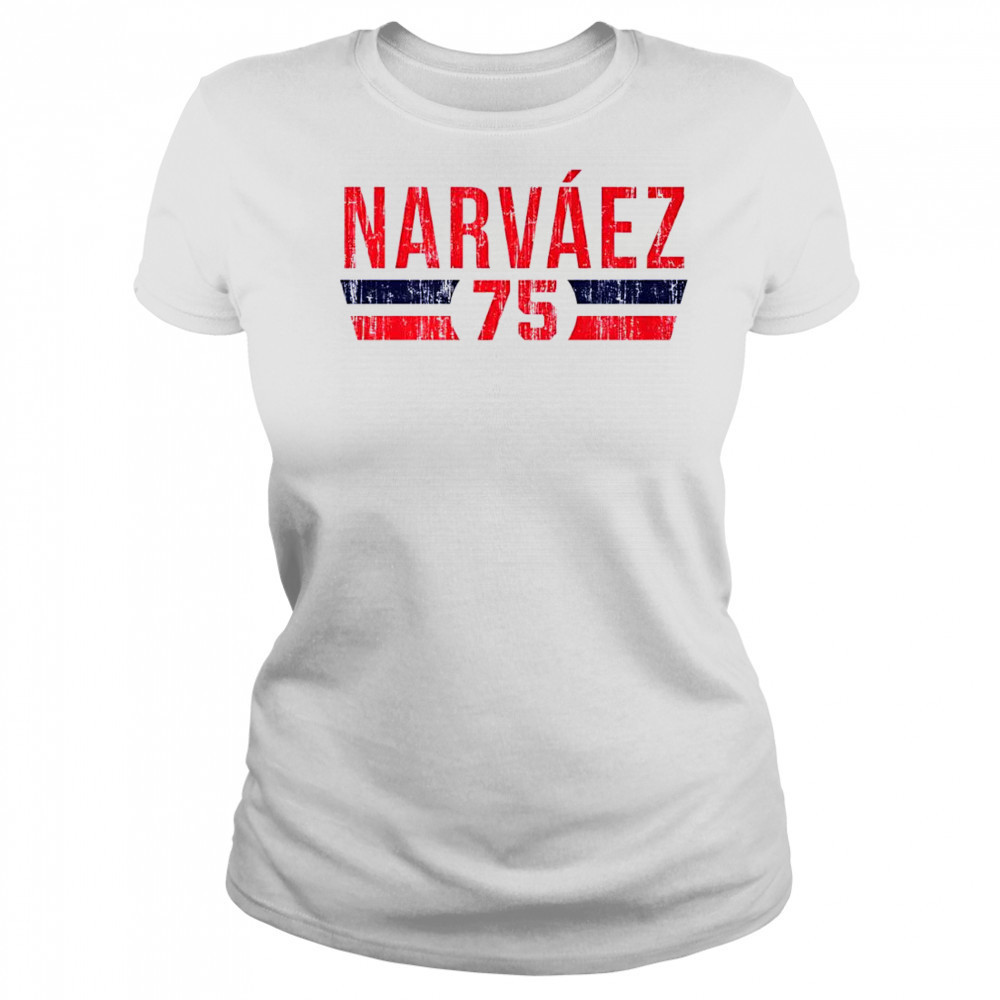 Carlos Narvaez 75 Boston Font vintage shirt Women's T-shirt