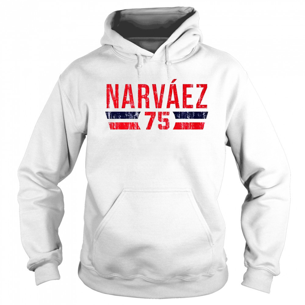 Carlos Narvaez 75 Boston Font vintage shirt Hoodie