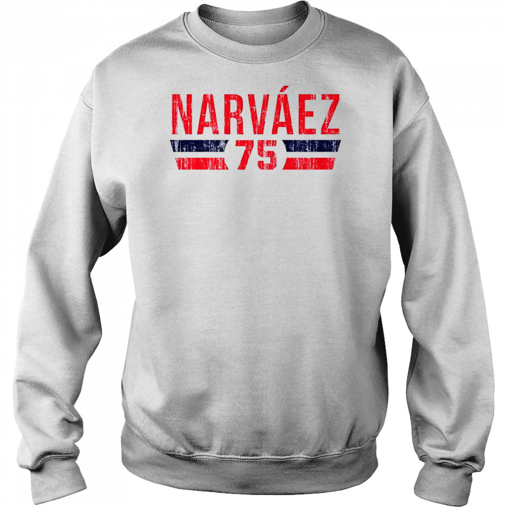 Carlos Narvaez 75 Boston Font vintage shirt Sweatshirt