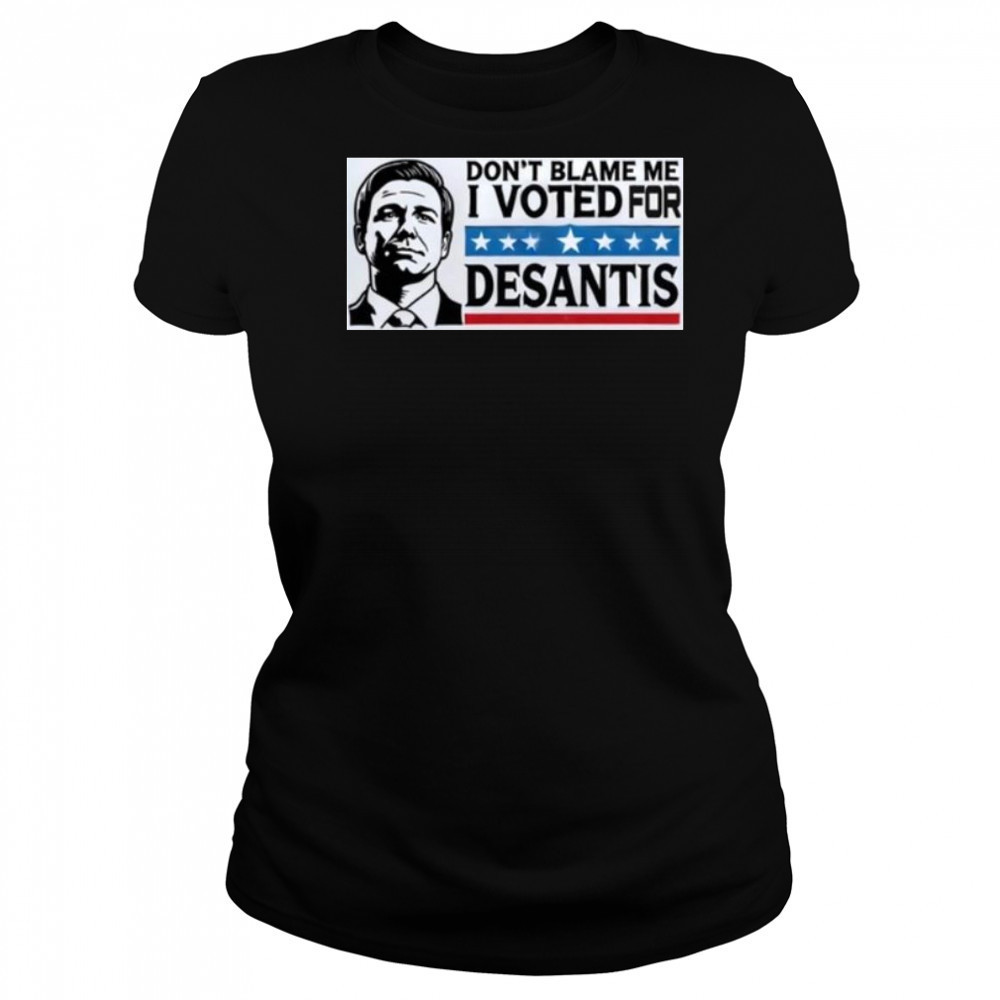 Croaky Caiman Don’t Blame Me I Voted For Desantis Shirt Women's T-shirt