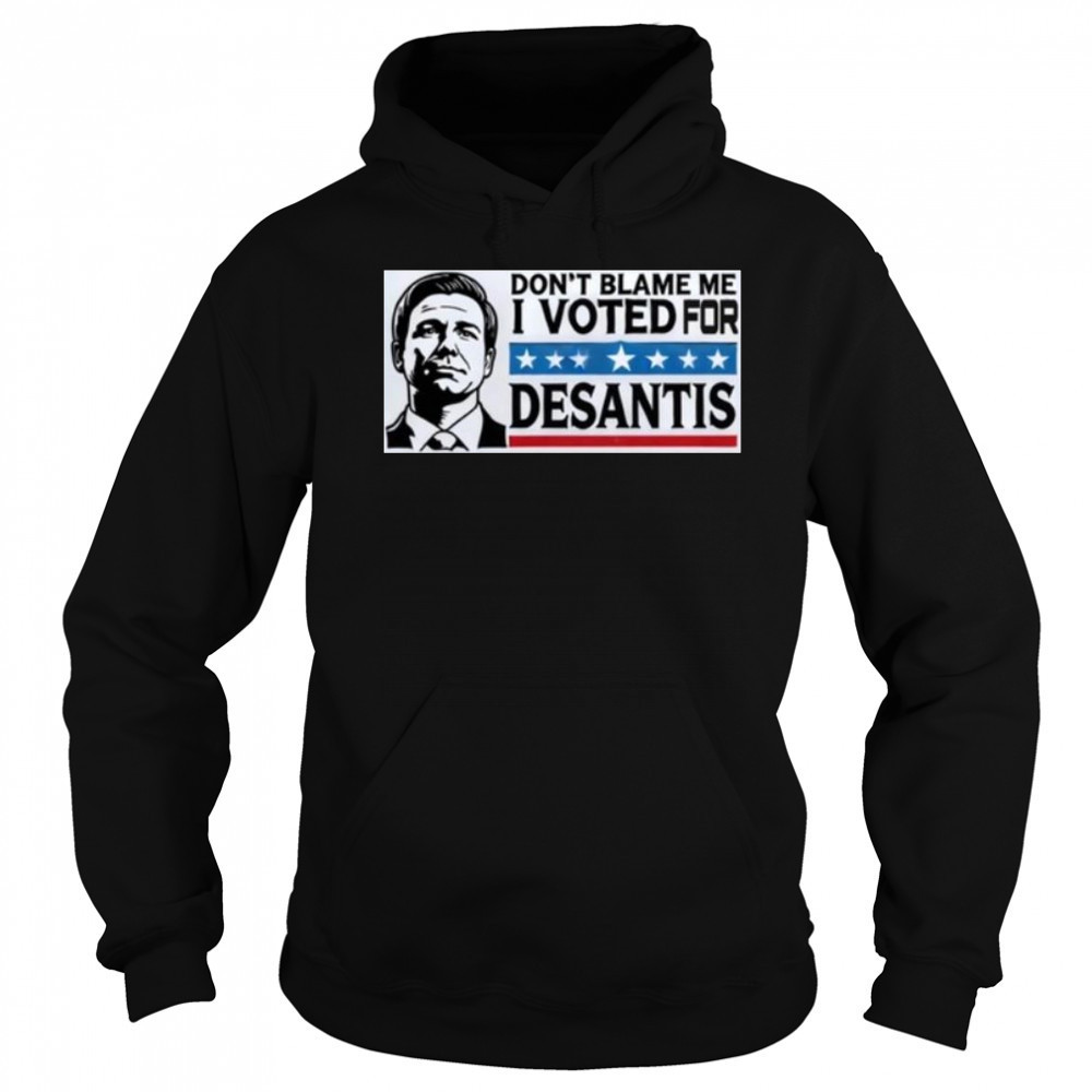 Croaky Caiman Don’t Blame Me I Voted For Desantis Shirt Hoodie