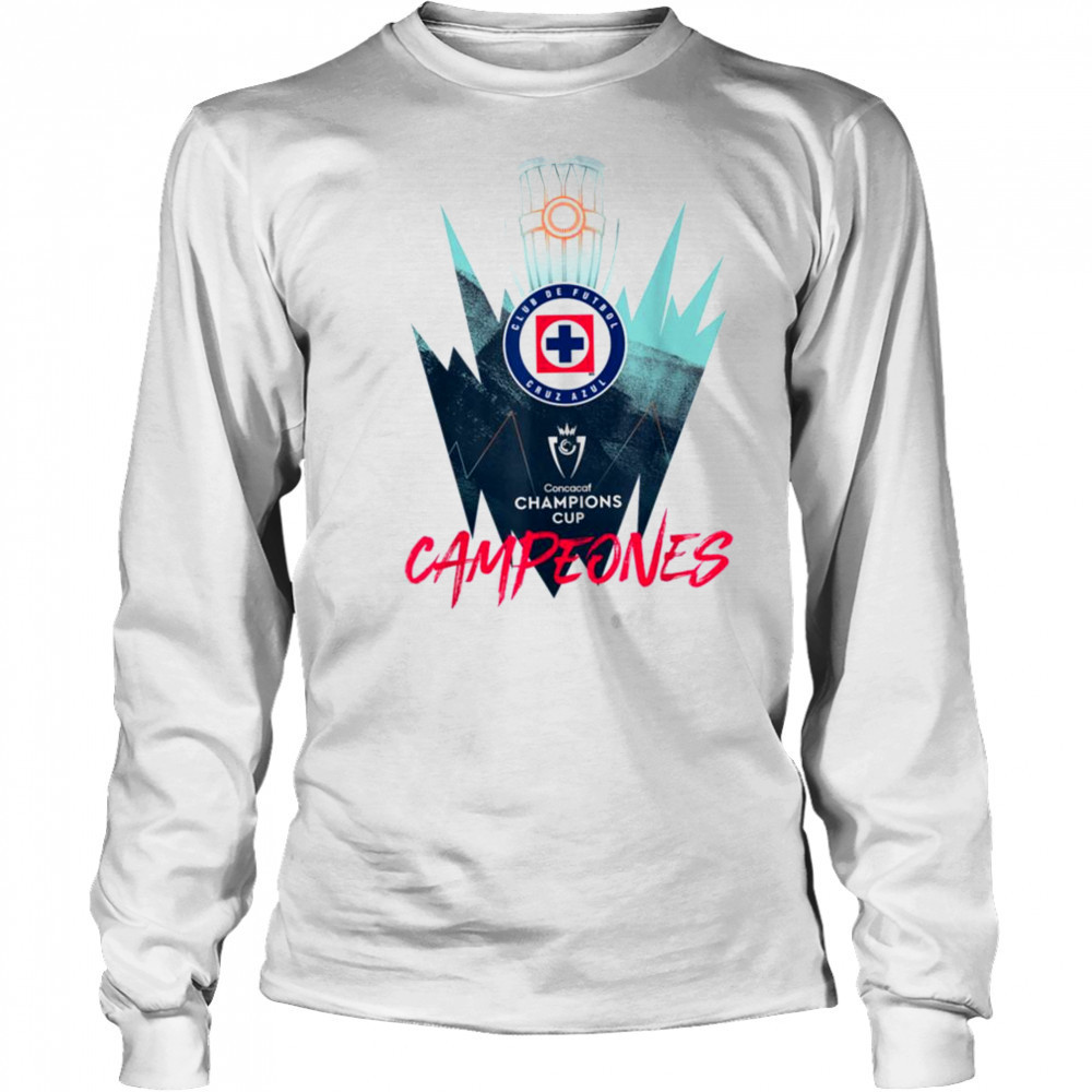 Cruz Azul Campeones T Shirt Long Sleeved