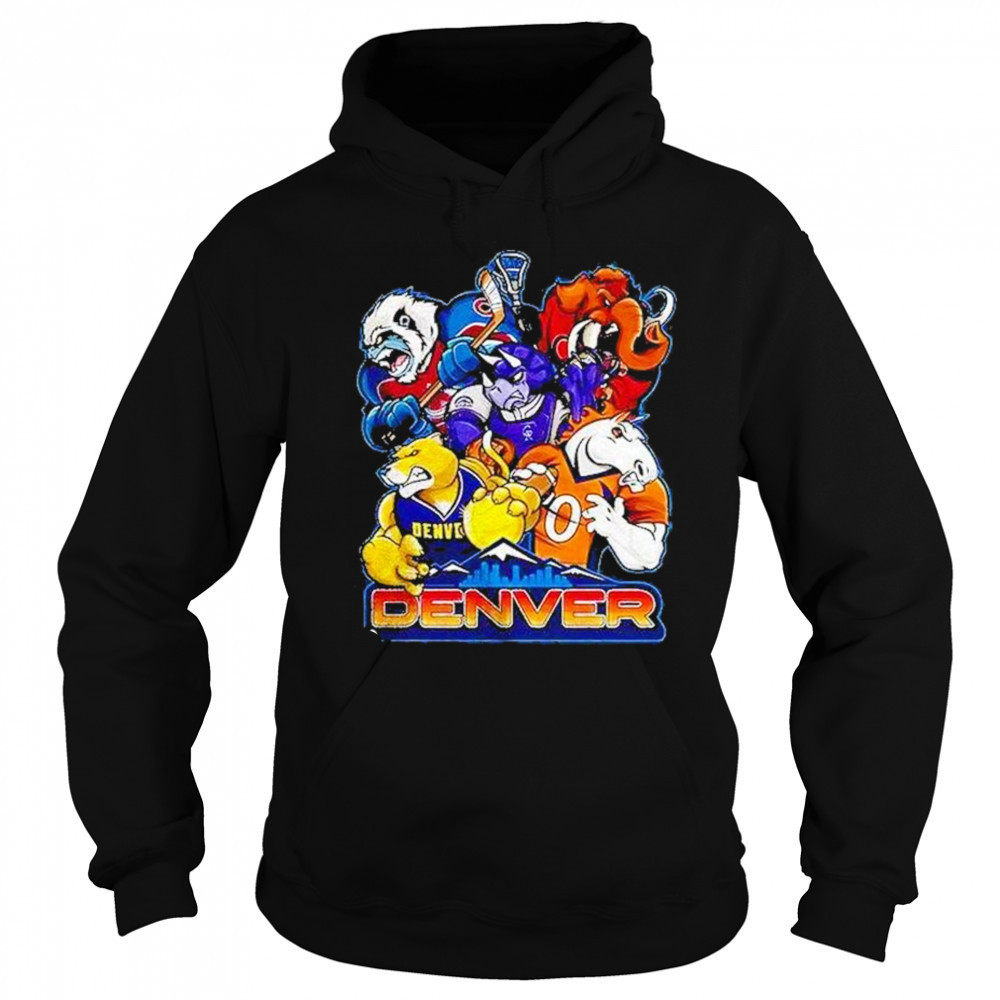 Denver Sports Team Mascot Shirt Hoodie