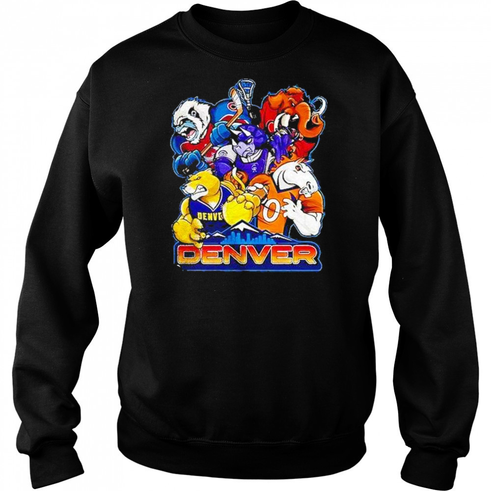 Denver Sports Team Mascot Shirt Sweatshirt