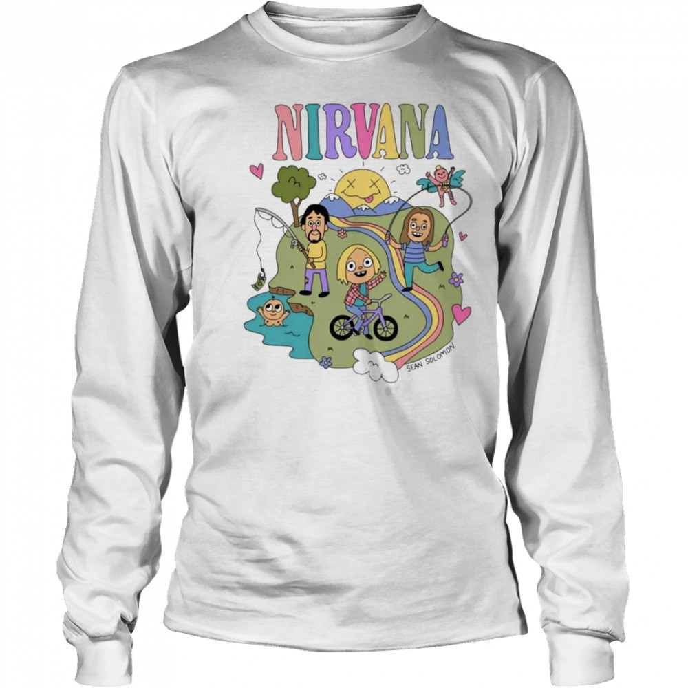 Die 9 Times Merch Nirvana Sean Solomon Shirt Long Sleeved