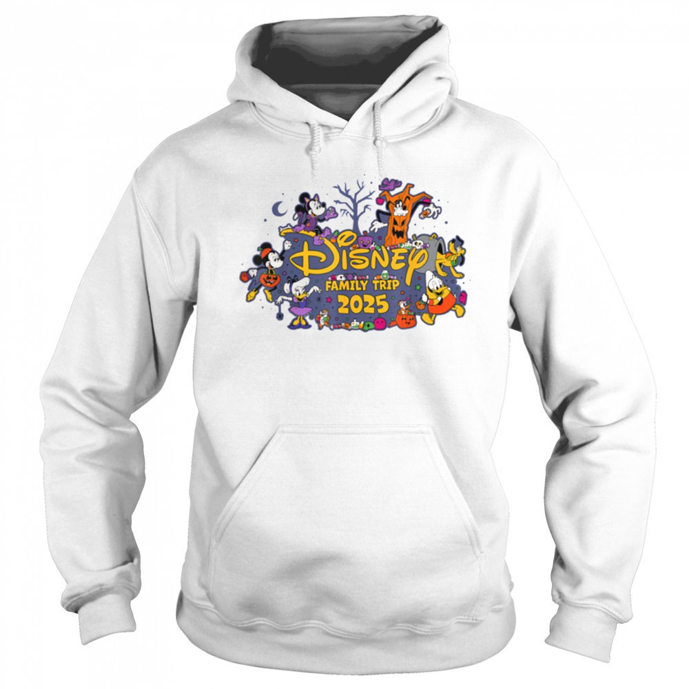 Disney Halloween Family Trip 2025 Mickey & Pals Matching T Shirt Hoodie