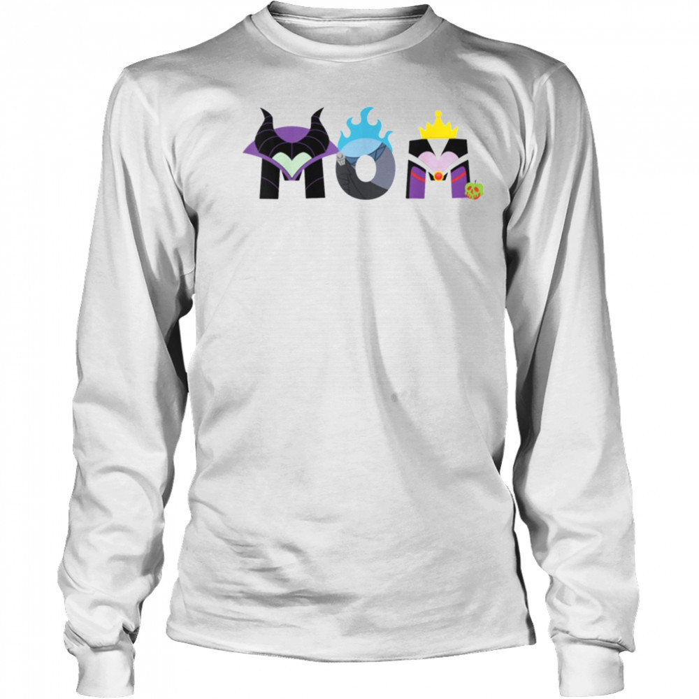 Disney Villains Mom Mother’s Day Birthday Gift T Shirt Long Sleeved