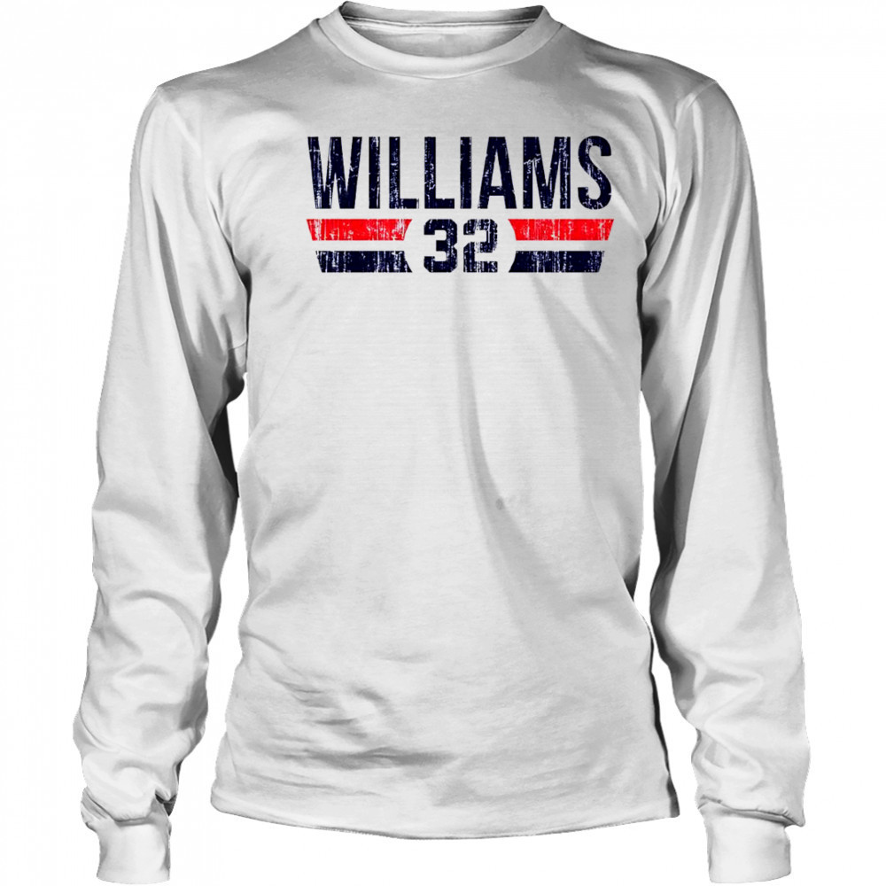 Gavin Williams 32 Cleveland Font vintage shirt Long Sleeved