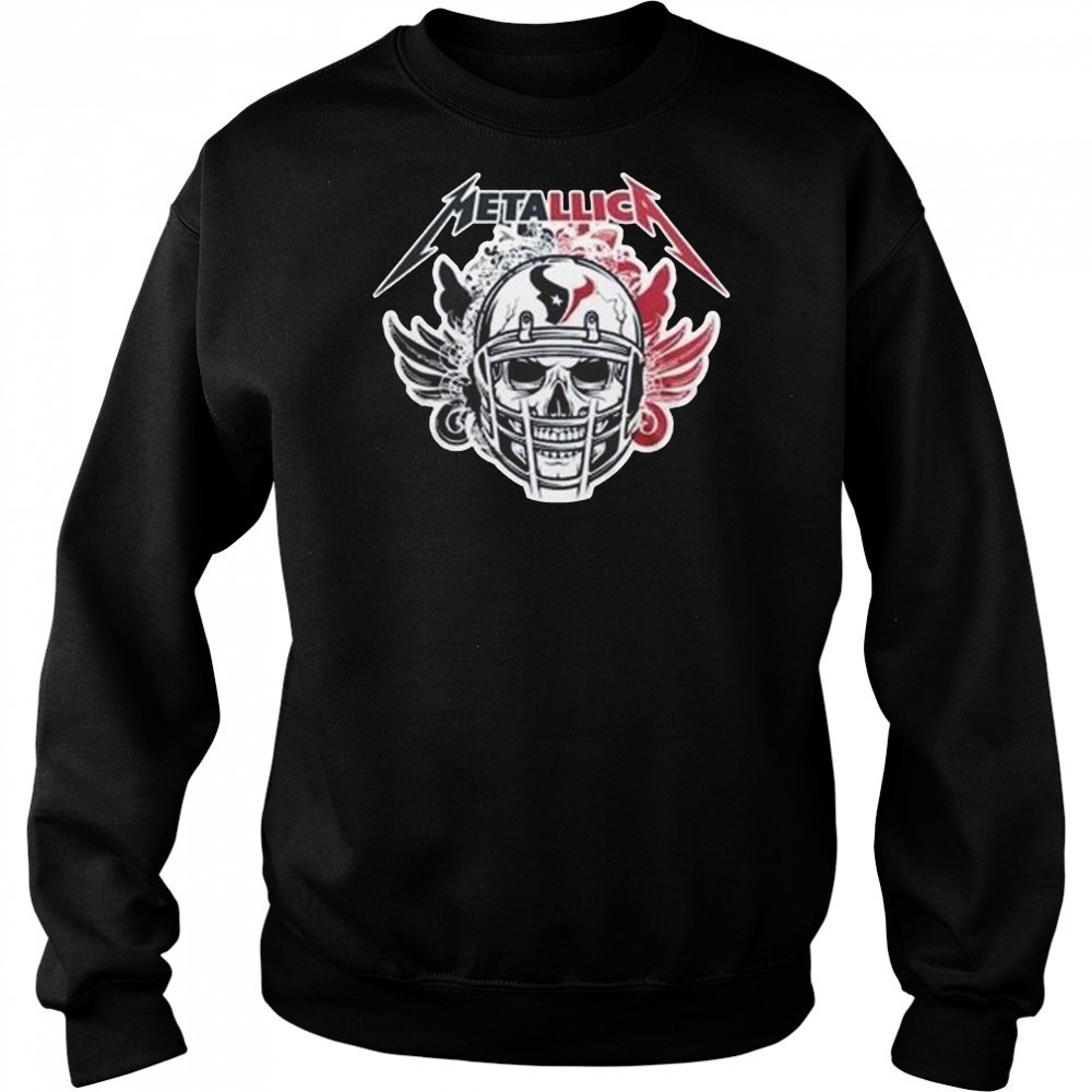 Houston Texans x Skull Metallica M72 Tour TAKEOVER Shirt Sweatshirt