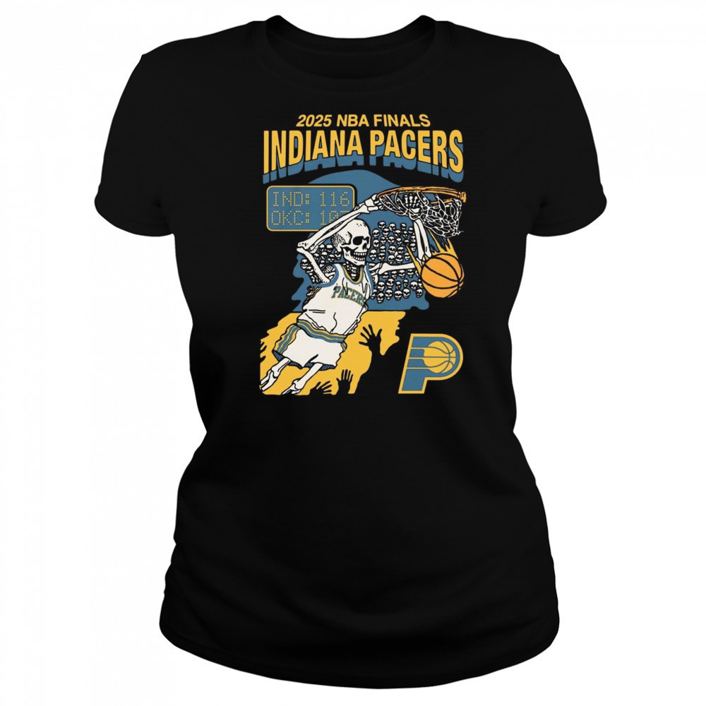 Indiana Finals 2025 Skeleton Basketball Shirt Women's T-shirt