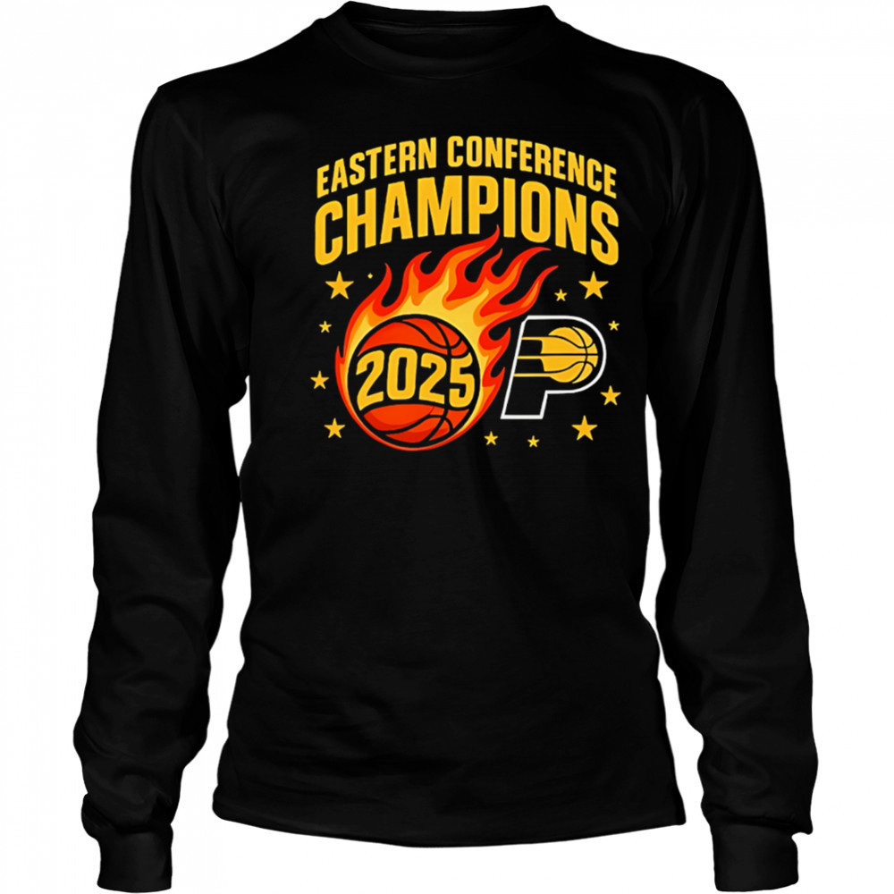 Indiana Pacers Eastern Conference Champions 2025 shirt Long Sleeved