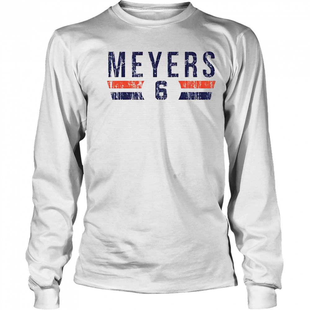 Jake Meyers 6 Houston Font vintage shirt Long Sleeved