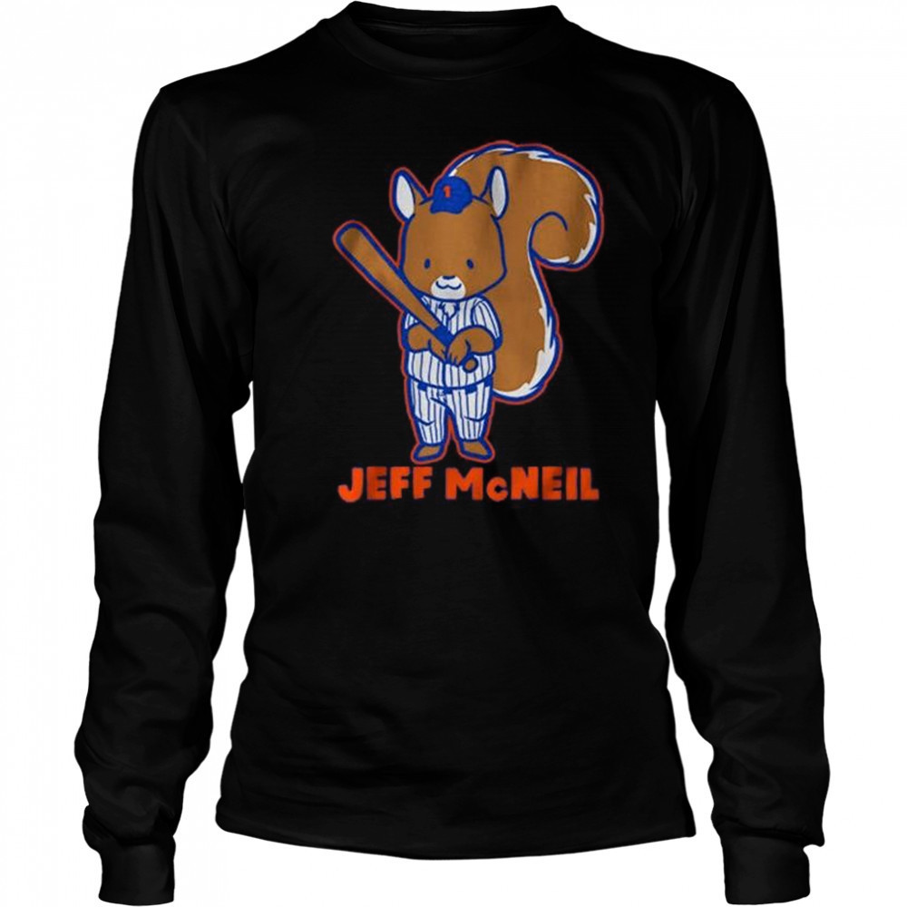 Jeff McNeil Squirrel Shirt Long Sleeved