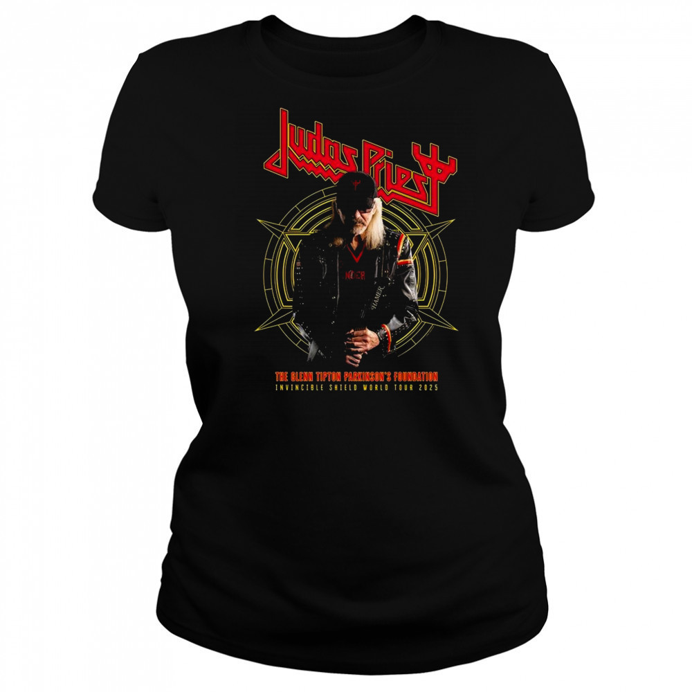 Judas Priest The Glenn Tipton Parkinson’s Foundation Invincible Shield World Tour 2025 Shirt Women's T-shirt