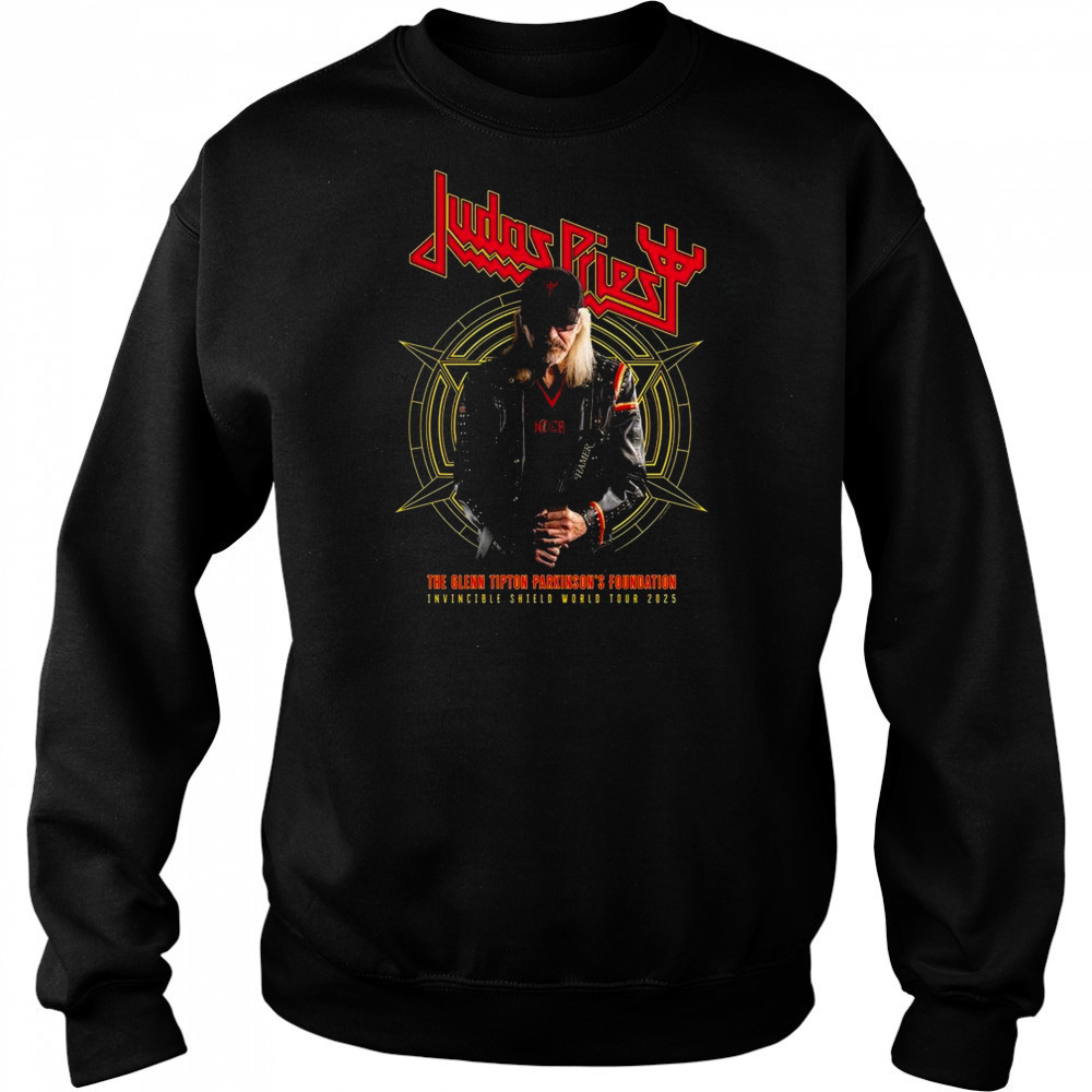 Judas Priest The Glenn Tipton Parkinson’s Foundation Invincible Shield World Tour 2025 Shirt Sweatshirt