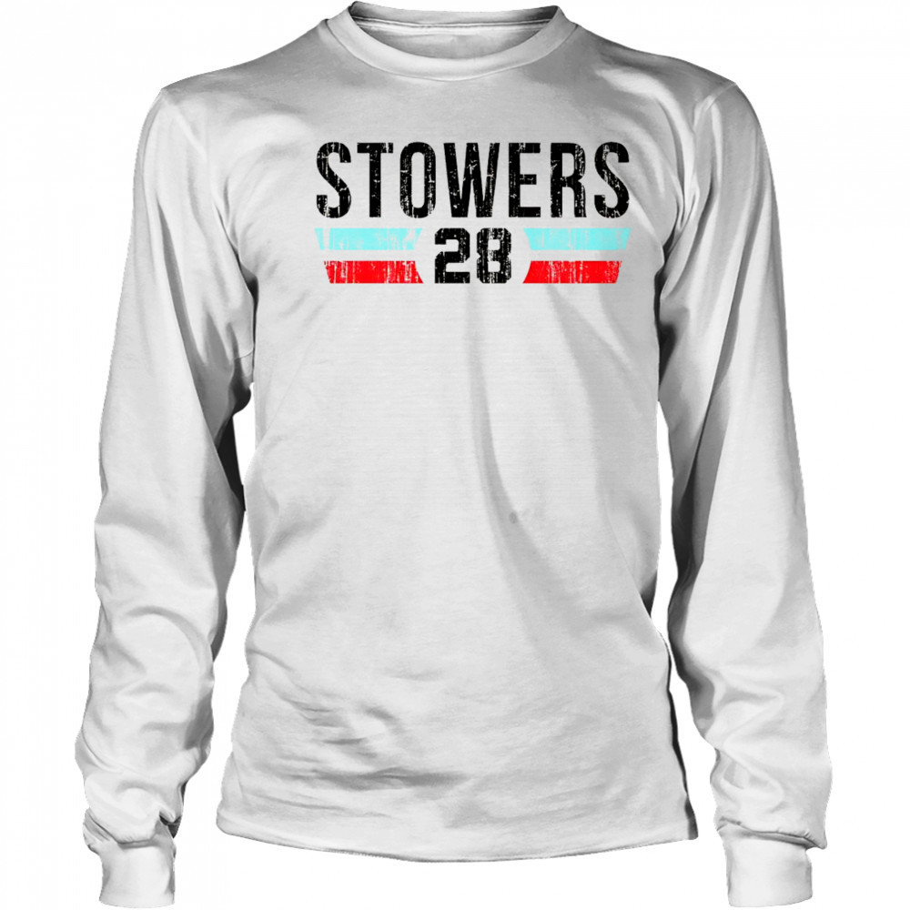 Kyle Stowers 28 Miami Font vintage shirt Long Sleeved