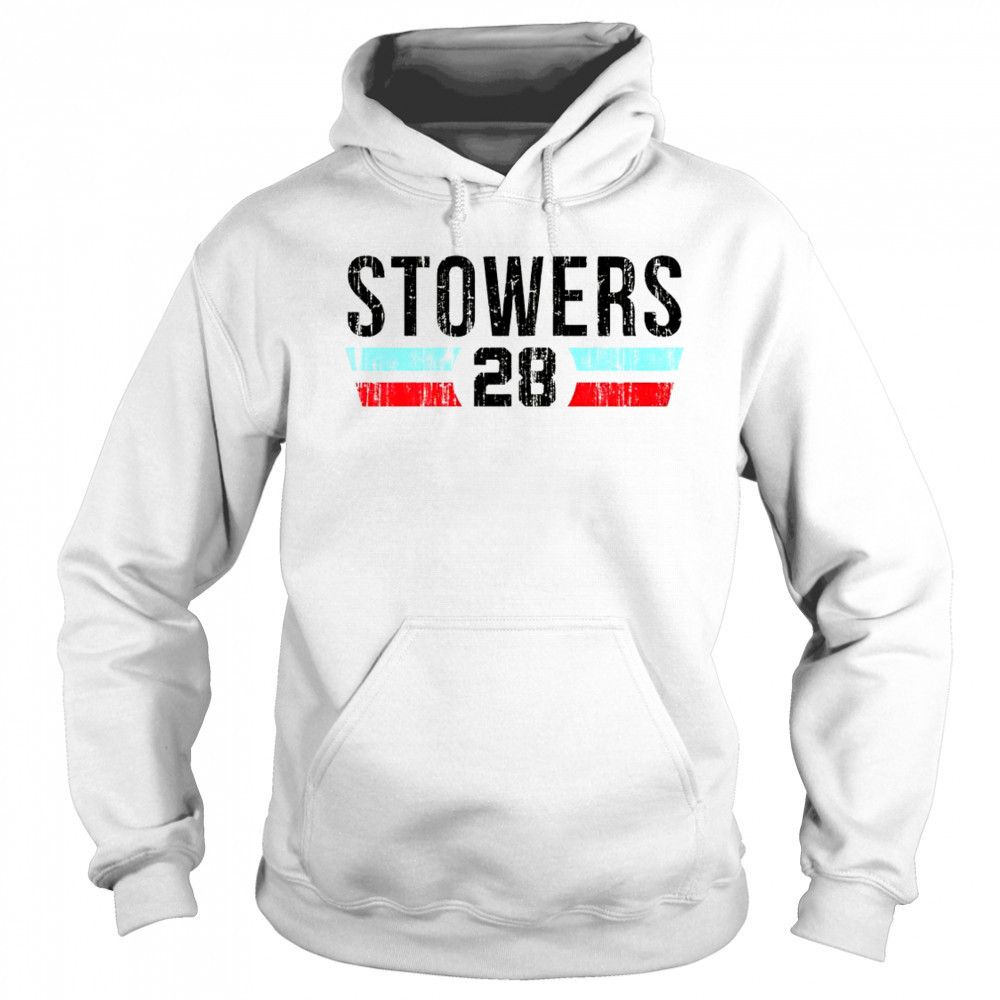 Kyle Stowers 28 Miami Font vintage shirt Hoodie