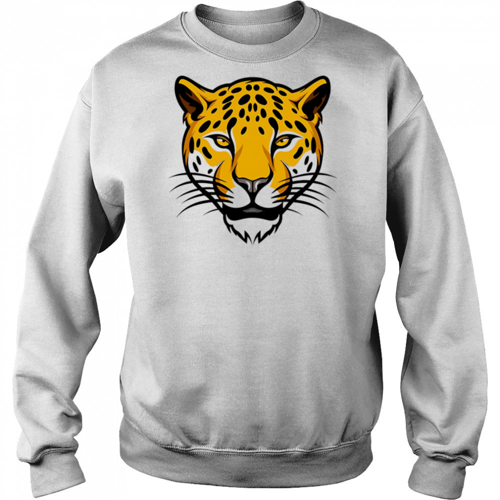 Leopard Big Face Illustration shirt Sweatshirt