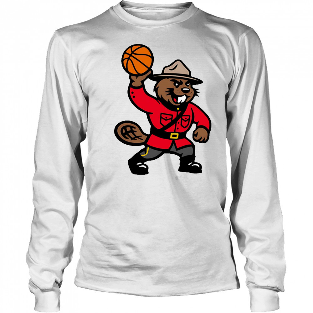 Lil Mountie Beaver logo shirt Long Sleeved