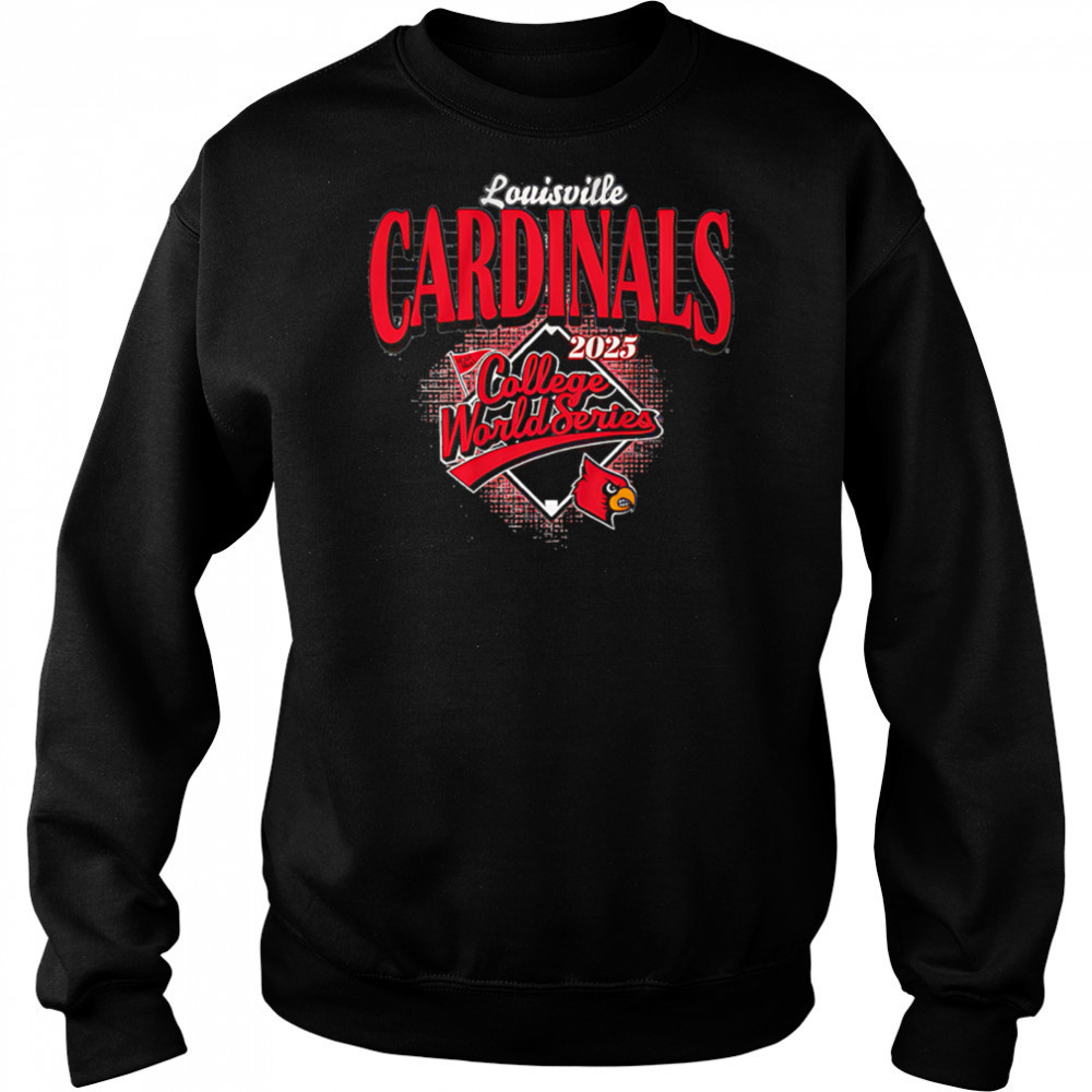 Louisville Cardinals Baseball Baseball 2025 College World Series shirt Sweatshirt