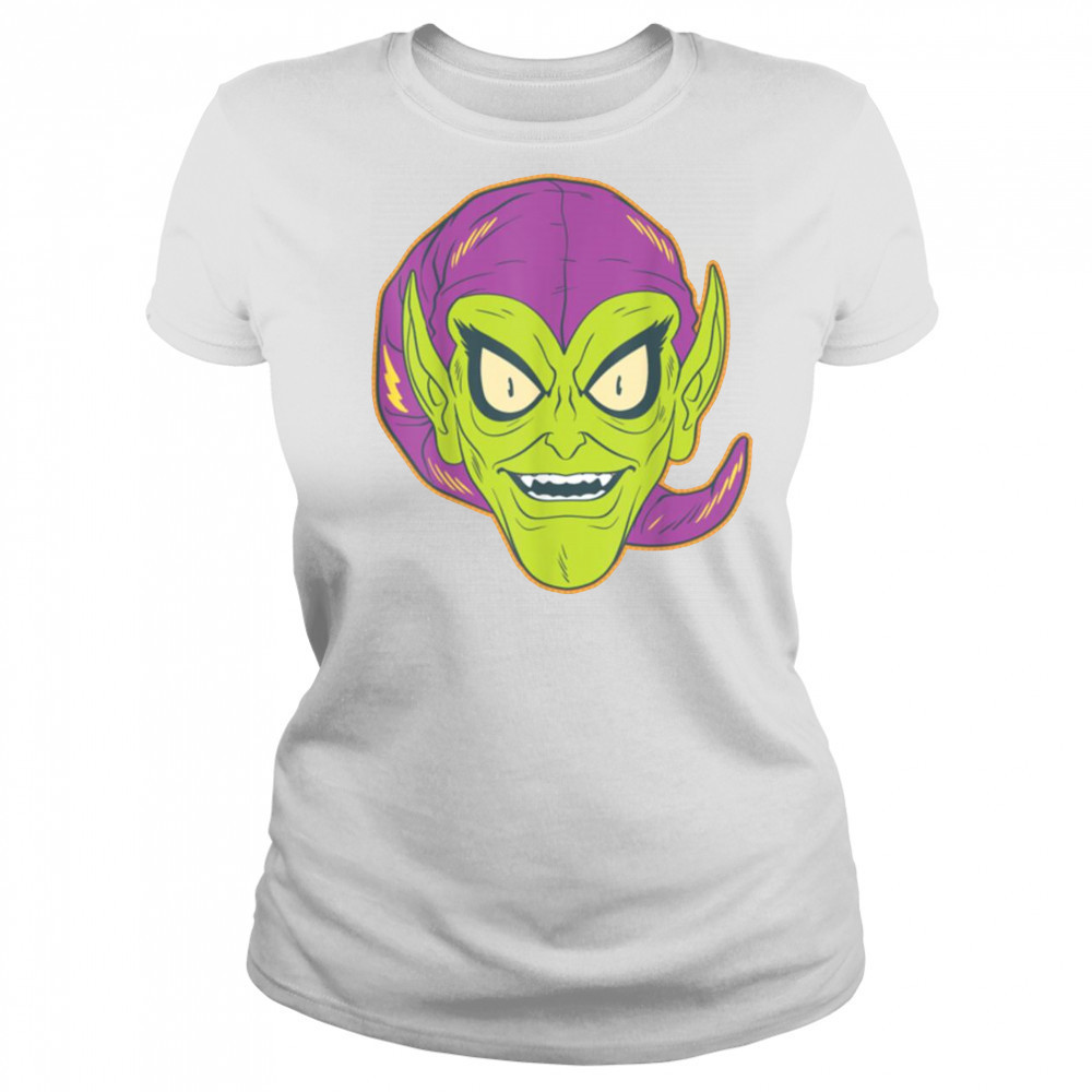 Marvel Green Goblin Halloween Retro Vintage Mask Costume T Shirt Women's T-shirt