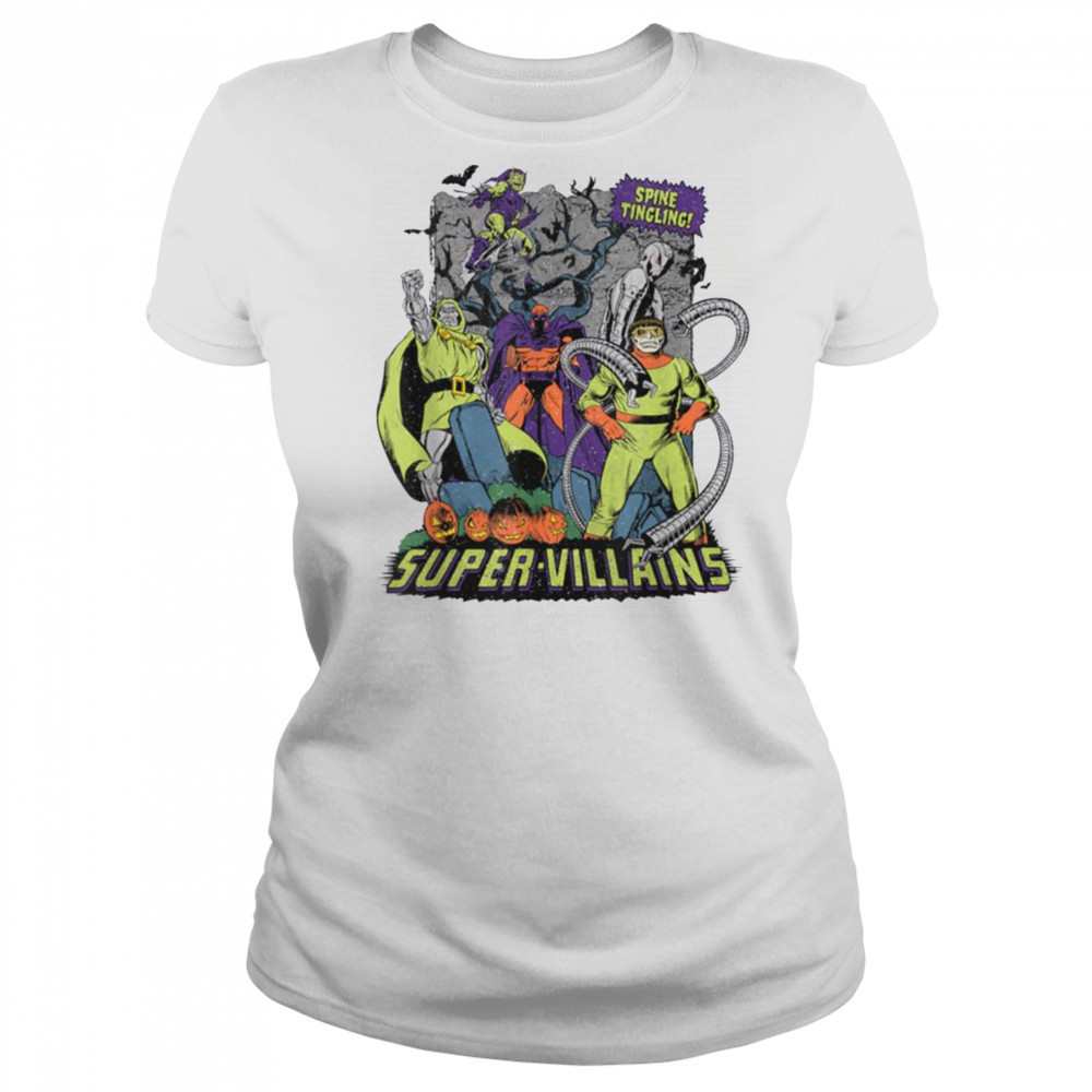 Marvel Halloween Spine Tingling Super Villains T Shirt Women's T-shirt