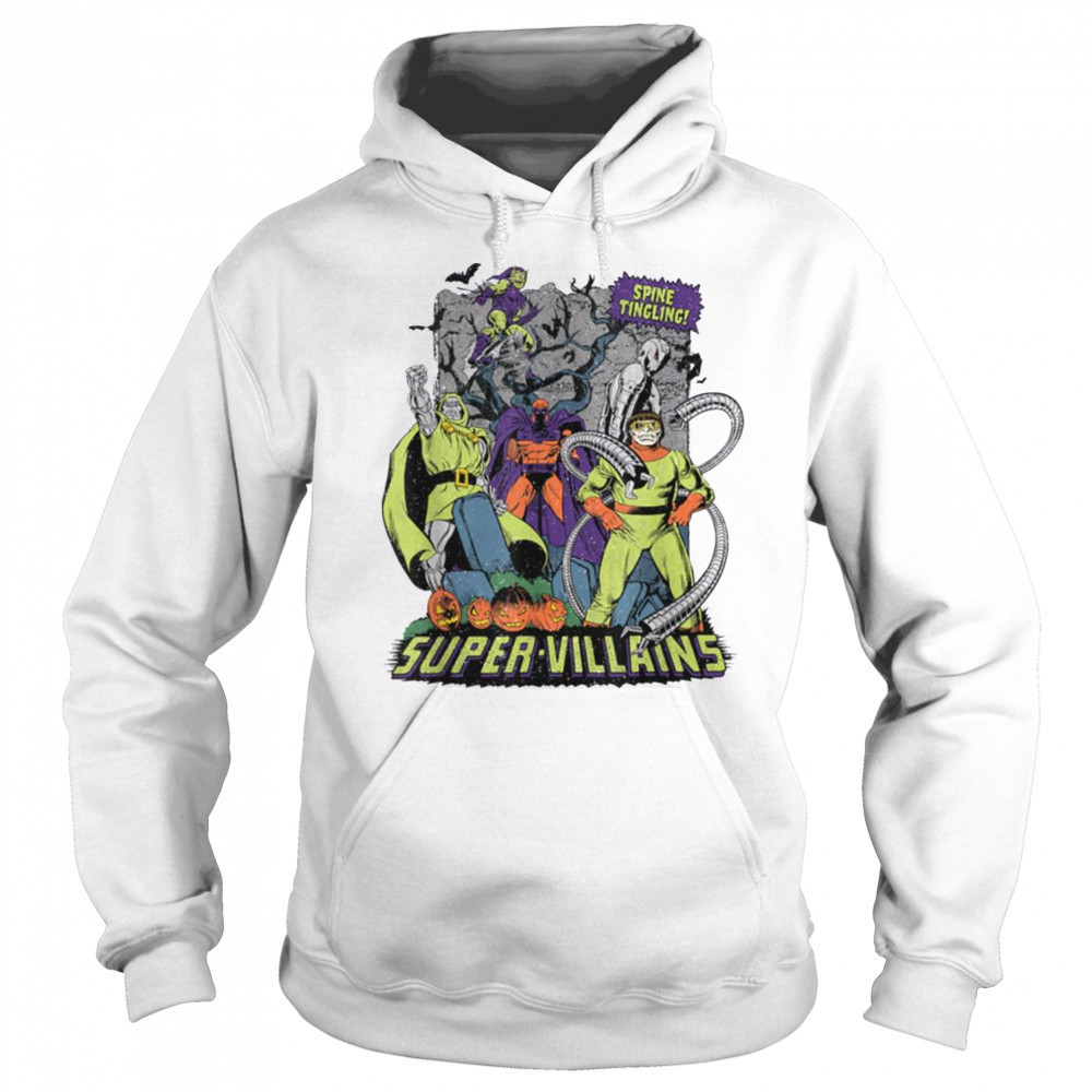Marvel Halloween Spine Tingling Super Villains T Shirt Hoodie